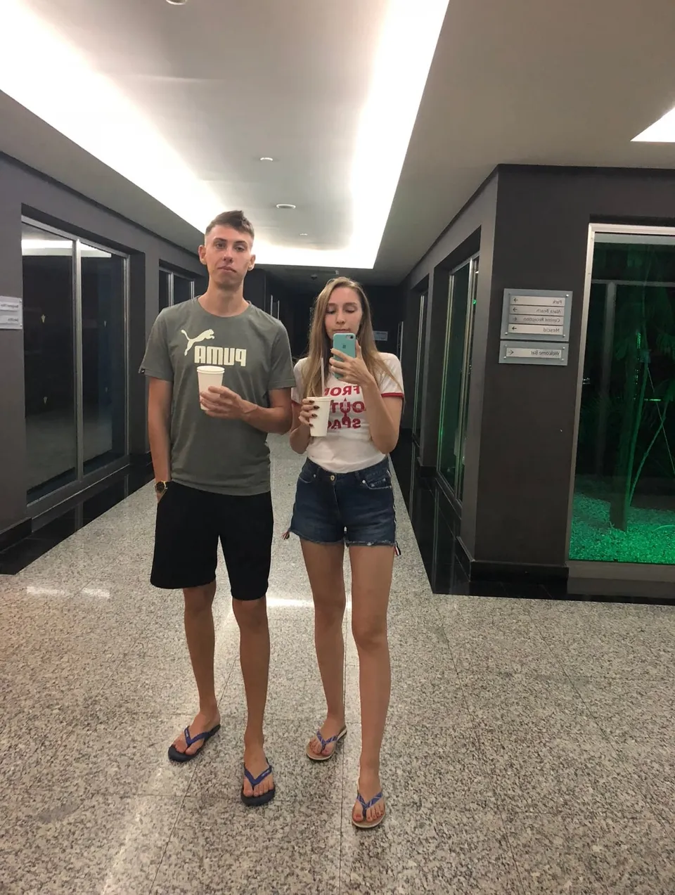 The first trip abroad, to Turkey